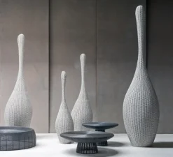 Lampadaire, Bolla L, blanc, Ø48cm, H190cm - GERVASONI