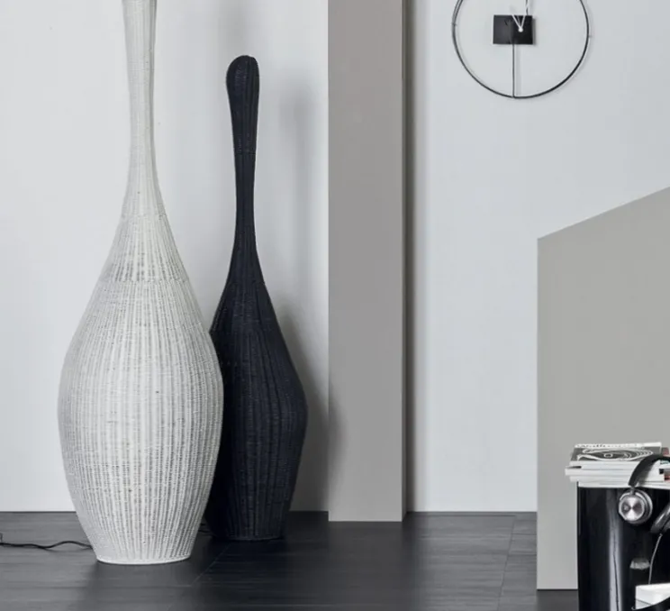 Lampadaire, Bolla M, noir, Ø40cm, H155cm - GERVASONI