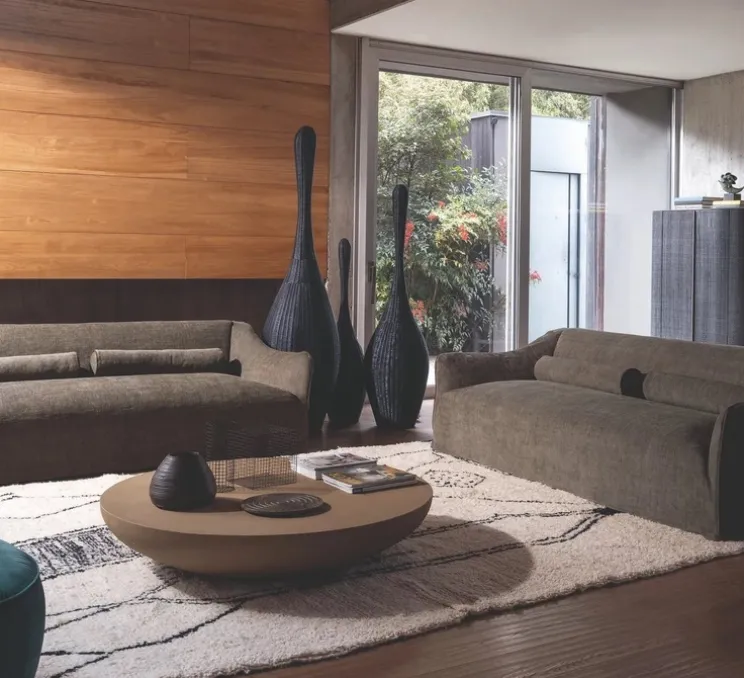 Lampadaire, Bolla S, noir, Ø31cm, H120cm - GERVASONI