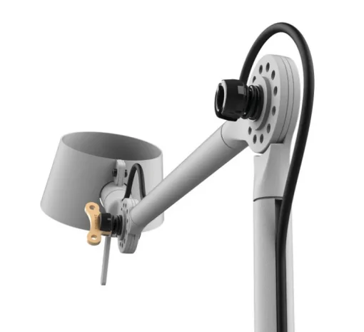 Lampadaire, Bolt10, blanc brume, LED, dim, 2700K, 640 lm, L10cm, H139,6cm - Tonone