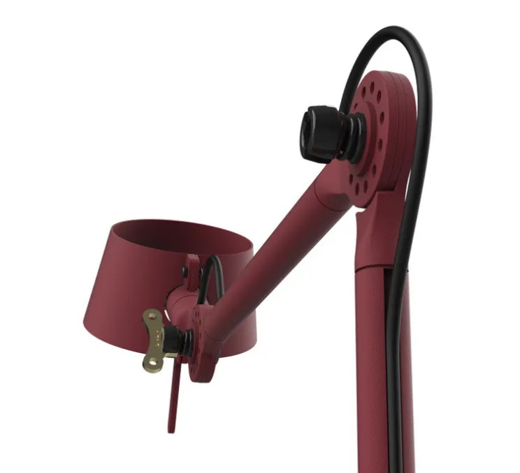 Lampadaire, Bolt10, rouge burgundy, LED, dim, 2700K, 640 lm, L10cm, H139,6cm - Tonone