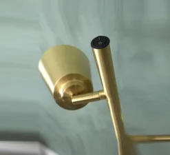 Lampadaire, Bremen, Or, L45cm, H162cm - It's about Romi