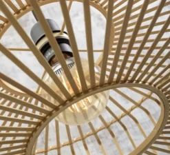 Lampadaire, Bromo, naturel, Ø60cm, H176cm - Good&Mojo