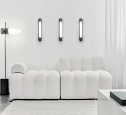 Lampadaire, Bull, gris, blanc, L65cm, H140cm - 101 Copenhagen