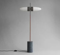 Lampadaire, Bull, gris, blanc, L65cm, H140cm - 101 Copenhagen