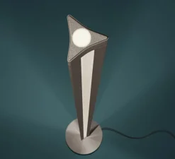 Lampadaire, Chiaroscura, titane, LED, dim, 2700K, 4730 lm, Ø25cm, H183cm - Foscarini