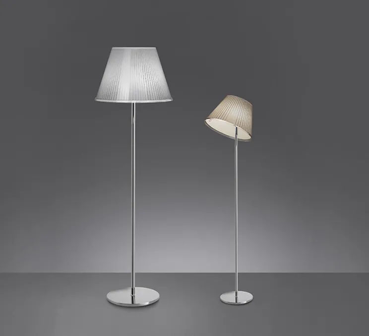 Lampadaire, Choose, parchemin et gris anthracite, Ø35,8cm, H140cm - Artemide