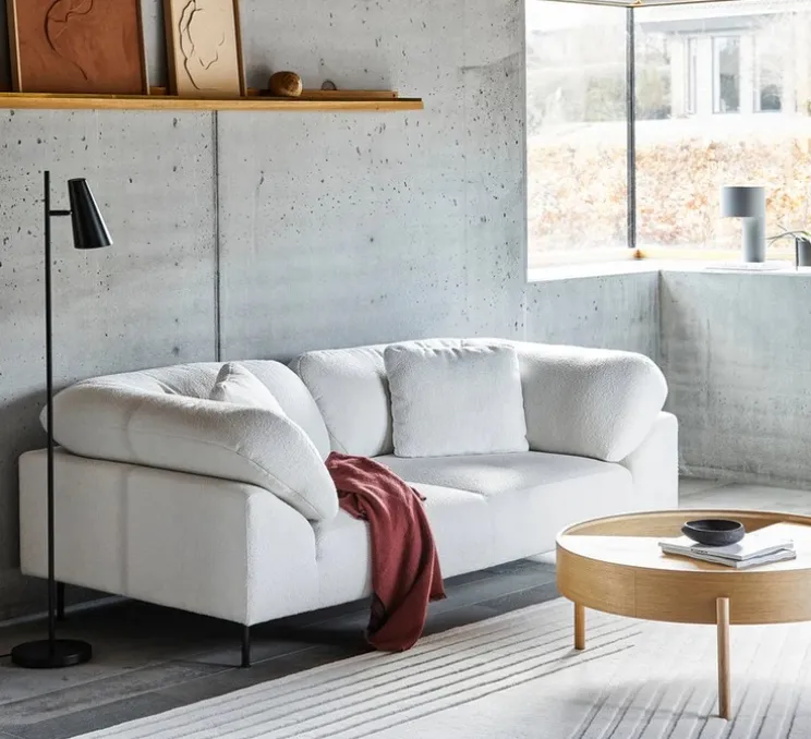 Lampadaire, Cono, noir, Ø23cm, H141,5cm - Woud