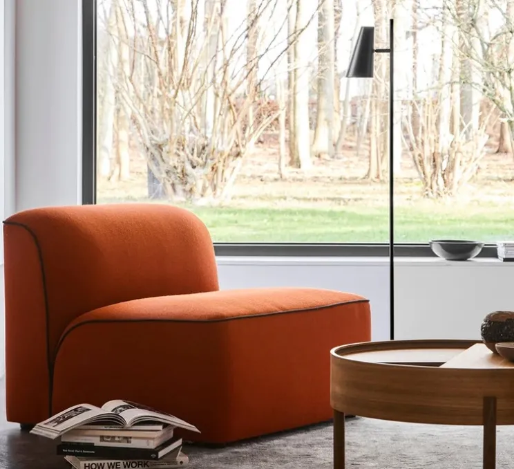 Lampadaire, Cono, noir, Ø23cm, H141,5cm - Woud