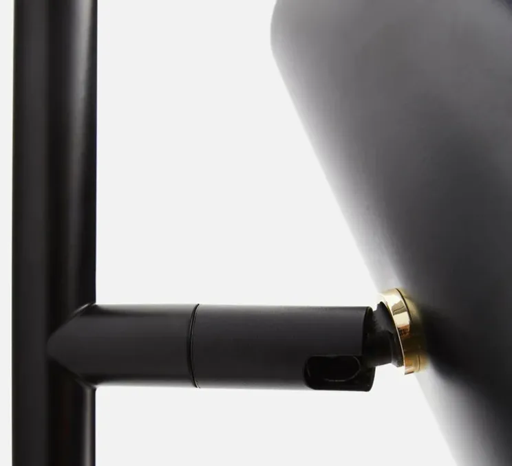 Lampadaire, Cono, noir, Ø23cm, H141,5cm - Woud