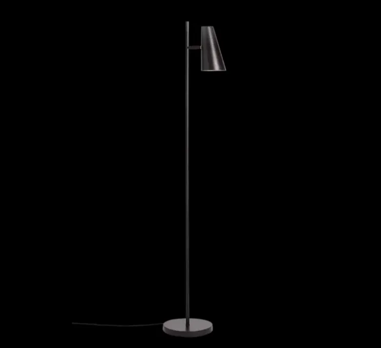 Lampadaire, Cono, noir, Ø23cm, H141,5cm - Woud
