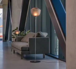 Lampadaire, Contour 300, gris ardoise, LED, dim, 1800-3000K, Ø30cm, H157,5cm - A-N-D