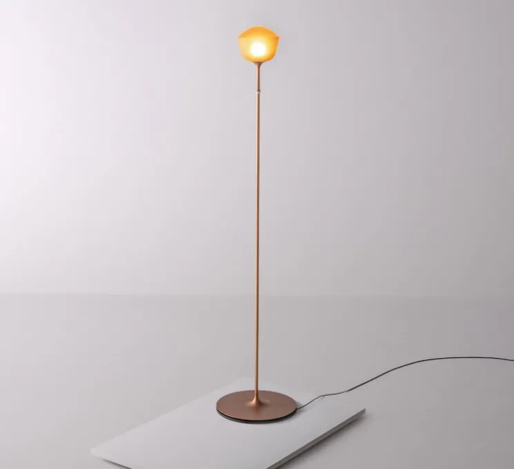 Lampadaire, Contour 150, jaune citrine, LED, dim, 1800-3000K, Ø30cm, H144,5cm - A-N-D