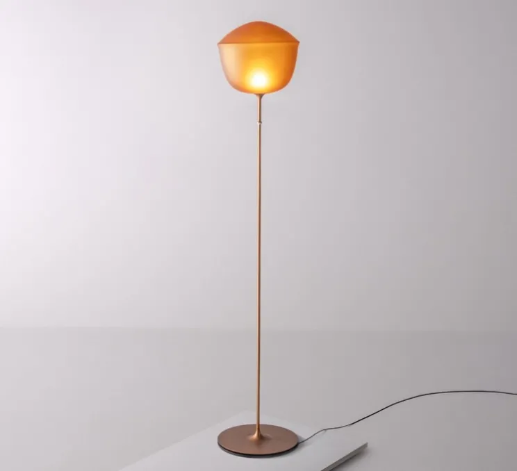 Lampadaire, Contour 300, jaune citrine, LED, dim, 1800-3000K, Ø30cm, H157,5cm - A-N-D