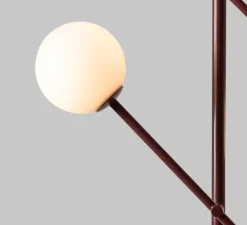 Lampadaire, Copenhagen, burgundy, L57cm, H171cm - It's about Romi