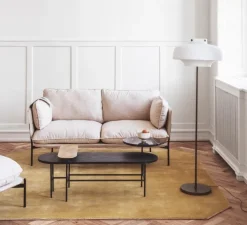 Lampadaire, Copenhagen SC14, bronze, verre opalin, LED, Ø50cm, H150cm - AndTradition