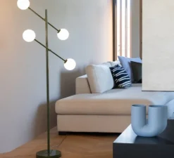 Lampadaire, Copenhagen, vert, L57cm, H171cm - It's about Romi