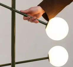 Lampadaire, Copenhagen, vert, L57cm, H171cm - It's about Romi