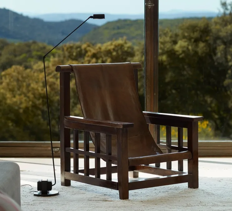 Lampadaire, Daphine Terra Led, Noir soft touch, LED, 2700K, 622 lm, L21cm, H136cm - Lumina