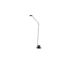 Lampadaire, Daphine Terra Led, Noir soft touch, LED, 2700K, 622 lm, L21cm, H136cm - Lumina