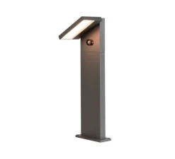 Lampadaire d'extérieur, Abridor, anthracite, IP65, LED, 2200-2700K, 650 lm, L19,6cm, H60cm - SLV
