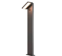 Lampadaire d'extérieur, Abridor, anthracite, IP65, LED, 2200-2700K, 650 lm, L19,6cm, H100cm - SLV
