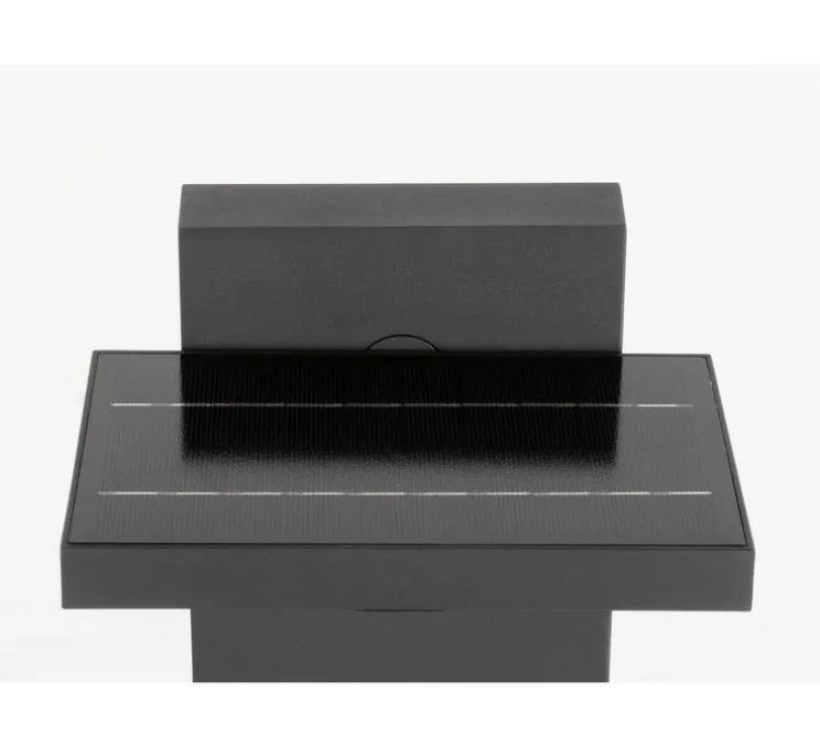 Lampadaire d'extérieur, Abridor, anthracite, IP65, LED, 2200-2700K, 650 lm, L19,6cm, H100cm - SLV