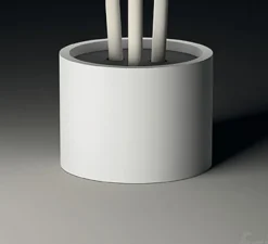 Lampadaire d'extérieur, Bamboo 4812, blanc, IP66,LED, 2700K, 420lm, Ø40cm, H270cm - Vibia