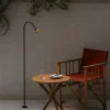 Lampadaire d'extérieur, borne, Lily 1190, noir, IP65, LED, 2700K, 154 lm, Ø8,5cm, H119cm - Faro