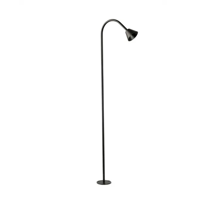 Lampadaire d'extérieur, borne, Lily 1190, noir, IP65, LED, 2700K, 154 lm, Ø8,5cm, H119cm - Faro