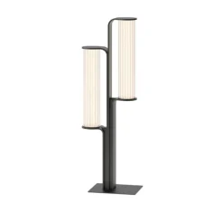 Lampadaire d'extérieur, Class, 2805, noir mat, IP65, LED, dim, DALI, 2700K, 2376 lm, L22cm, H78,5cm - Vibia