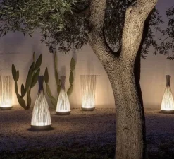 Lampadaire d'extérieur, Don't touch, gris, LED, Ø42cm, H108cm - KARMAN