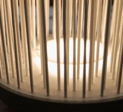 Lampadaire d'extérieur, Don't touch, gris, LED, Ø42cm, H108cm - KARMAN