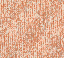 Lampadaire d'extérieur, Lagoon, medium, abat-jour orange Noumea Goyave, tissu Pierre Frey, structure laquée noire et cuivre, IP68, Ø35cm, H111,4cm - Contardi