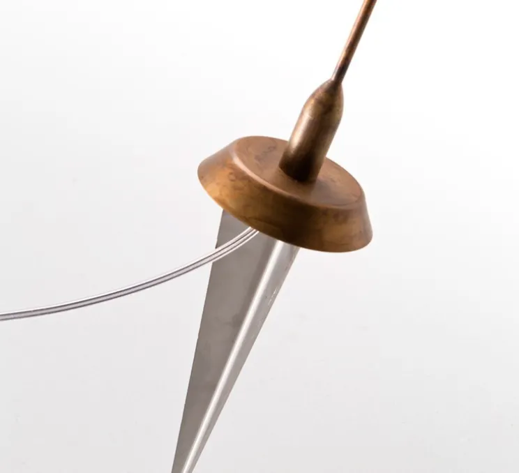 Lampadaire d'extérieur, mini mini, laiton bruni clair, H150cm, IP55 - LED, 2700K, 85lm - Zava