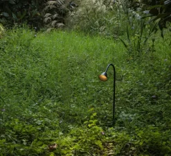 Lampadaire d'extérieur sur piquet, borne, Lily 300, noir, IP65, LED, 2700K, 154 lm, Ø8,5cm, H30cm - Faro