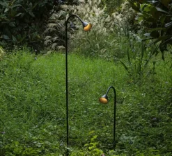 Lampadaire d'extérieur sur piquet, borne, Lily 650, noir, IP65, LED, 2700K, 154 lm, Ø8,5cm, H65cm - Faro