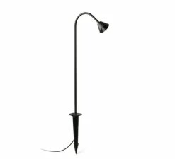 Lampadaire d'extérieur sur piquet, borne, Lily 650, noir, IP65, LED, 2700K, 154 lm, Ø8,5cm, H65cm - Faro
