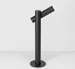 Lampadaire d'extérieur, Tik p-4097X, noir anthracite, IP65, LED, 3000K, 763 lm, L10cm, H36,9cm - Estiluz