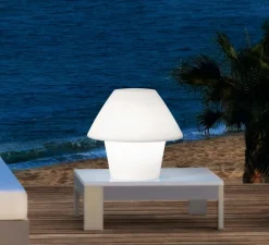 Lampadaire d'extérieur, Versus, blanc, H124cm, IP44 - FARO