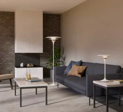 Lampadaire, Diablo, blanc et rose gold, Ø50cm, H149,3cm - Belid
