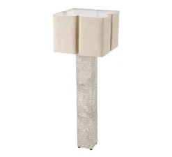 Lampadaire, Division, céramique raku, blanc craquelé, L60cm, H165cm - Eichholtz