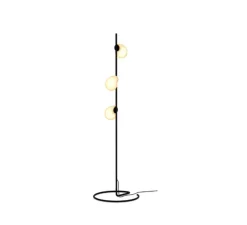 Lampadaire, Dro floor 1.0 comp, noir, ambre, Ø41,5cm, H150,5cm - Wever&Ducré