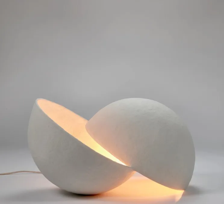 Lampadaire, Earth L, blanc, L70cm, H37cm - Serax