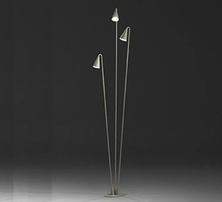 Lampadaire extérieur,Brisa, laqué oxydé mat, IP65,LED, 2700K, 598lm, Ø22cm, H99.5cm - Vibia