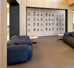 Lampadaire, Flat 5950, blanc, LED, dim, 2700K, 1200 lm, Ø55cm, H43cm - Vibia