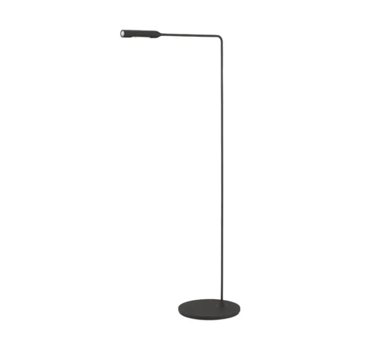 Lampadaire, Flo, Black Soft Touch, LED, dim, 2700K, 302 lm, L42cm, H110cm - Lumina