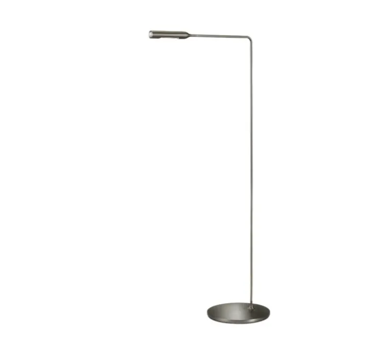 Lampadaire, Flo, gunmetal, LED, dim, 2700K, 302 lm, L42cm, H110cm - Lumina