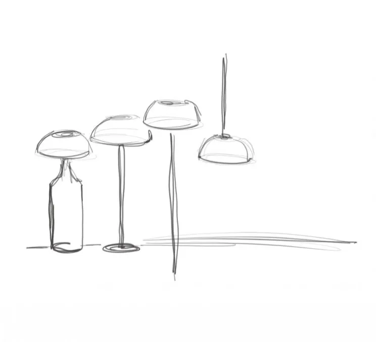 Lampadaire, Float, blanc, IP55, Ø13,5cm, H117,7cm - Axolight