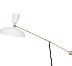 Lampadaire, G1 Guariche Large, blanc, L115cm, H175cm - Sammode